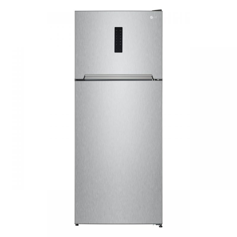 LG No Frost Refrigerator, 400 Liters, Silver - GTF402SSAN LG No Frost Refrigerator, 400 Liters, Silver - GTF402SSAN